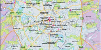 Moskau ਨਕਸ਼ੇ
