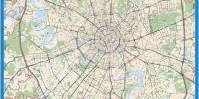 Moskva ਭੂਗੋਲਿਕ ਨਕਸ਼ਾ