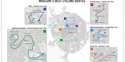 Moskva ਸਾਈਕਲ ਨਕਸ਼ਾ